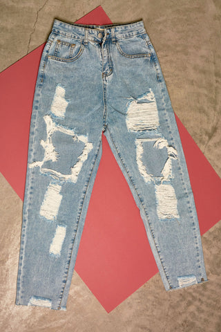 FRONT RIPPED JEAN