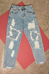 FRONT RIPPED JEAN