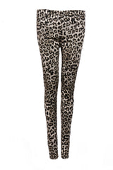 LEOPARD PRINT LOUNGE SET BLACK