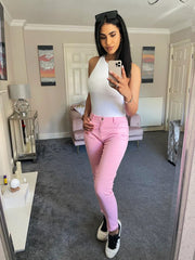 PLAIN PUSH UP SKINNY JEANS VARIOUS COLOURS